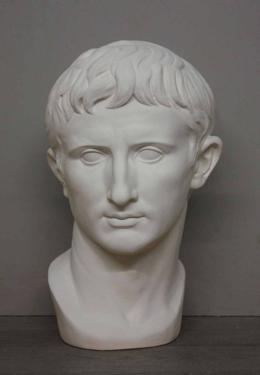 Bust of Caesar Augustus. 62 cm.